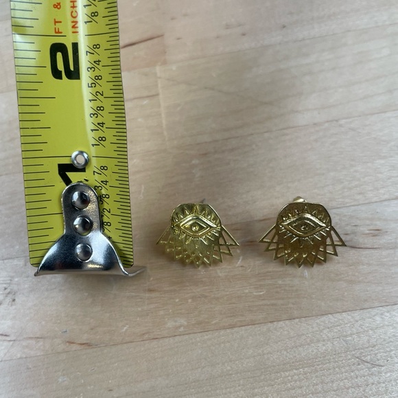 Evil eye 🧿 stud earrings - Picture 3 of 4